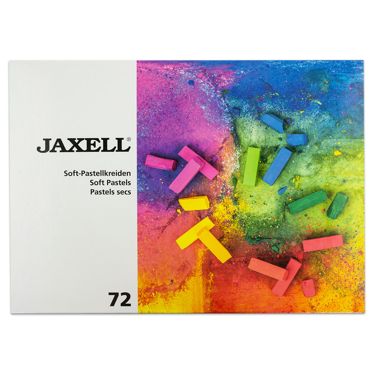 Jaxell Soft-Pastellkreiden 10x10x32mm 72 St.