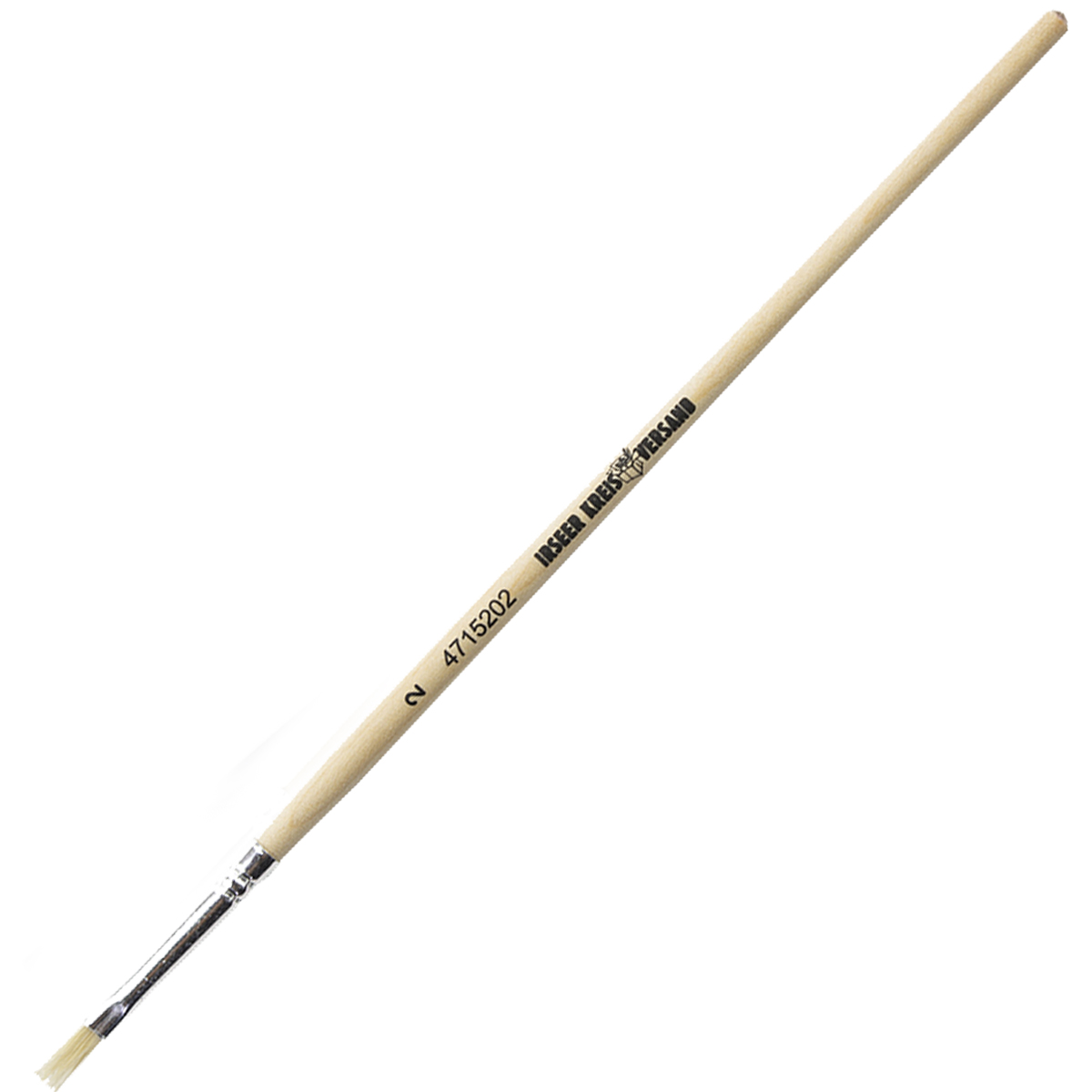 Borstenpinsel kurzer Stiel 3,4mm Gr. 2