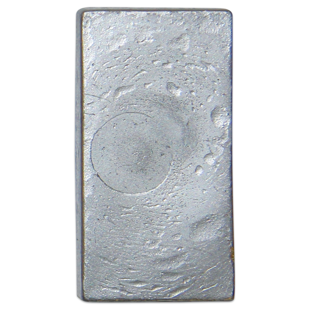 Enkaustik-Metallicfarbe Block 45x25x10mm silberfarben