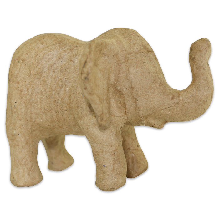 Elefant Pappmaché 10x8x7cm