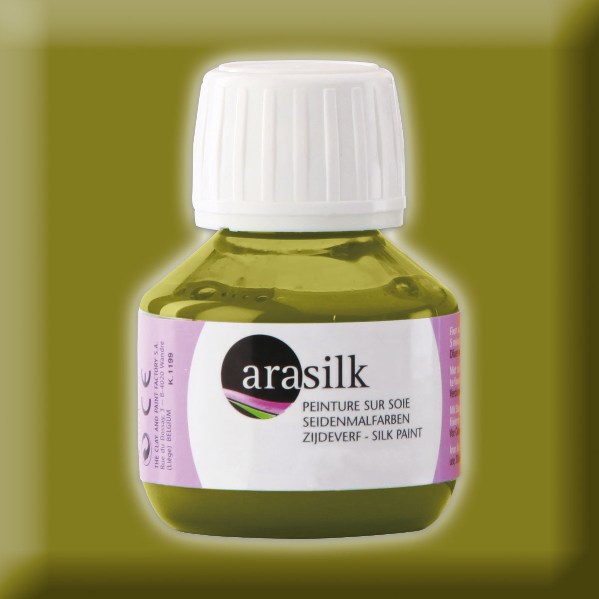 Arasilk 50ml Vert armée/olivgrün