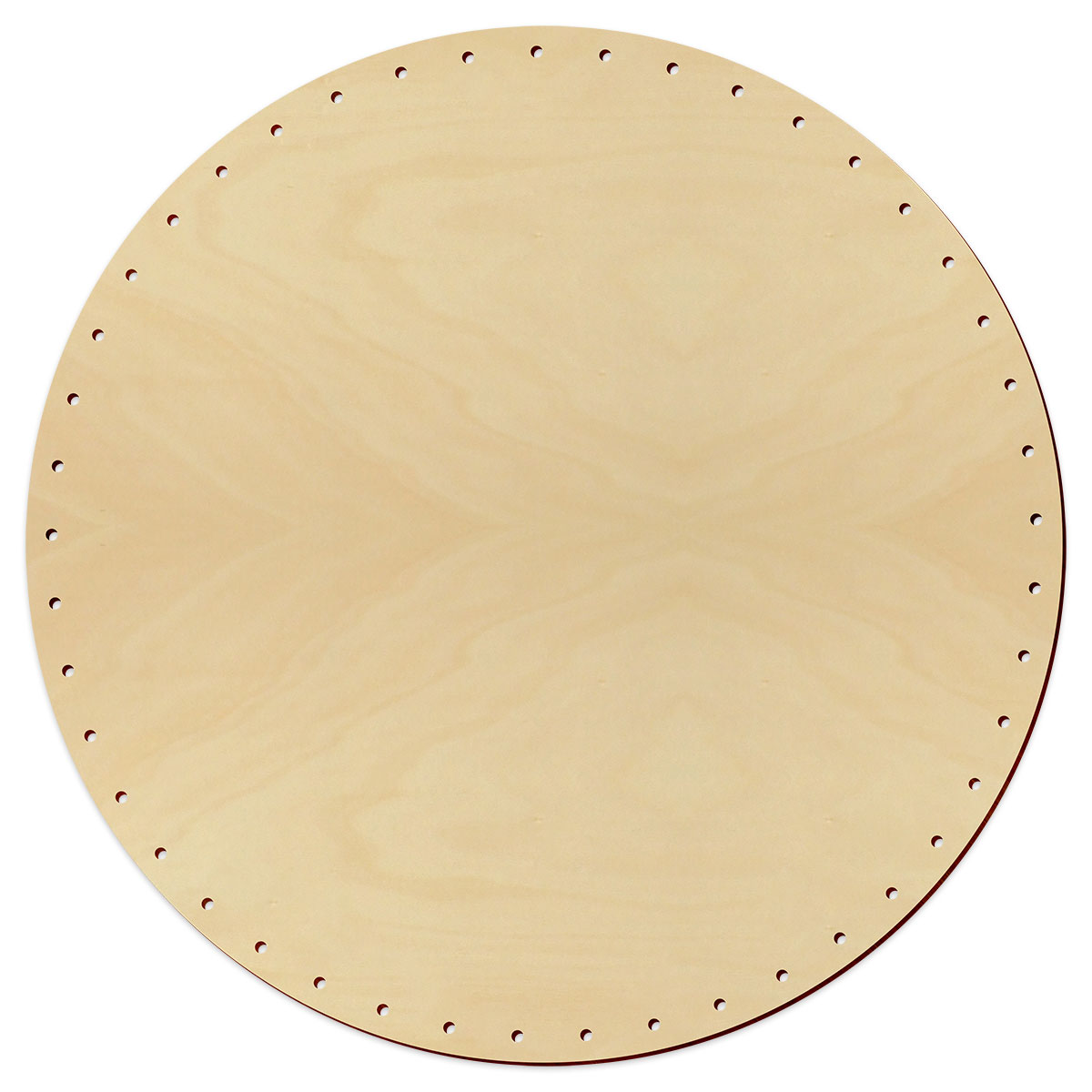 Korbflechtboden Holz 4mm Ø26cm rund natur