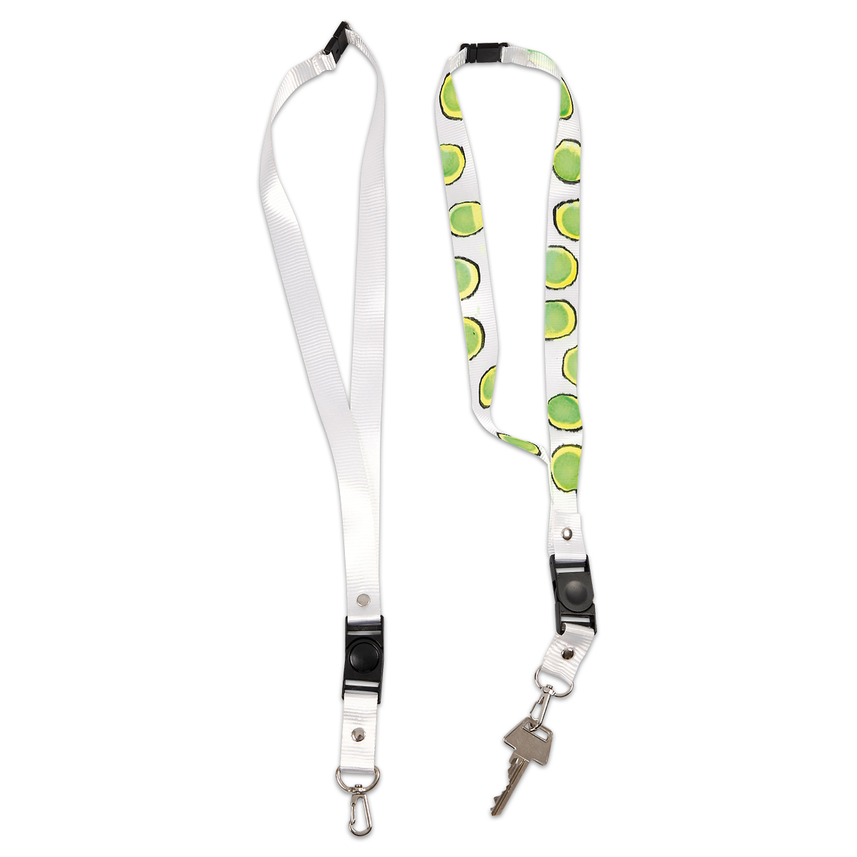 Schlüsselband 2cm breit ca. 53cm lang weiß