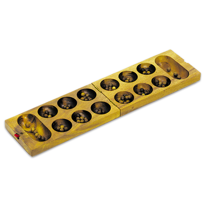 Spiel - Kalaha Bambus ca. 14x44x2cm