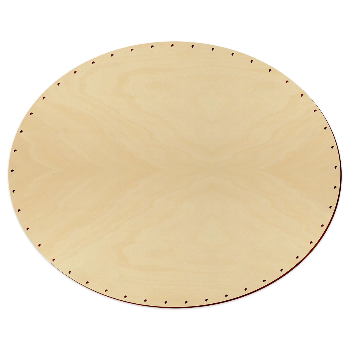 Korbflechtboden Holz 6mm 35x28cm oval natur