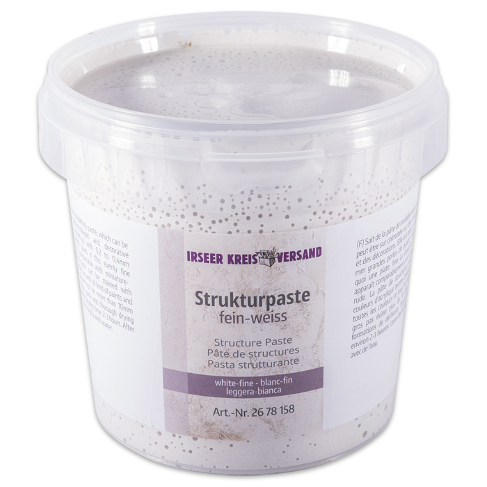 Strukturpaste fein 950g weiß