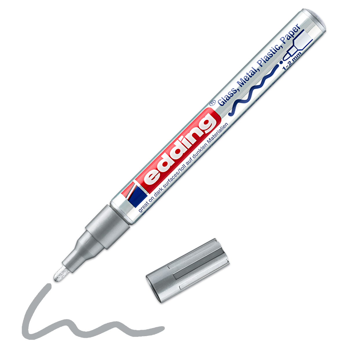 edding 751 Glanzlackmarker silber