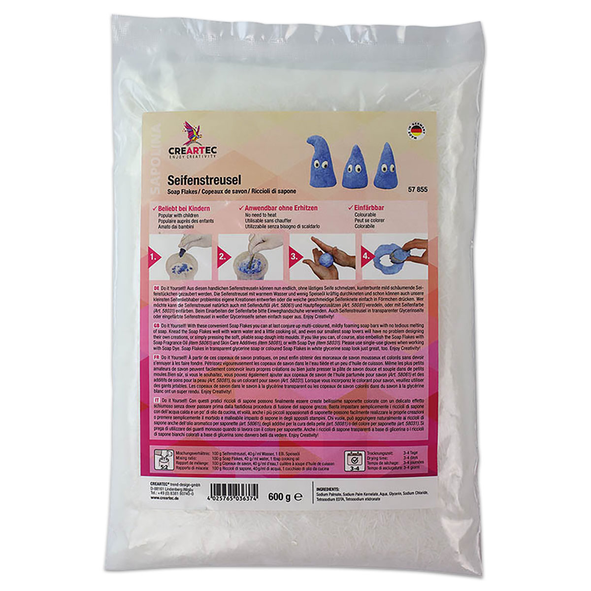 Seifenstreusel 600g