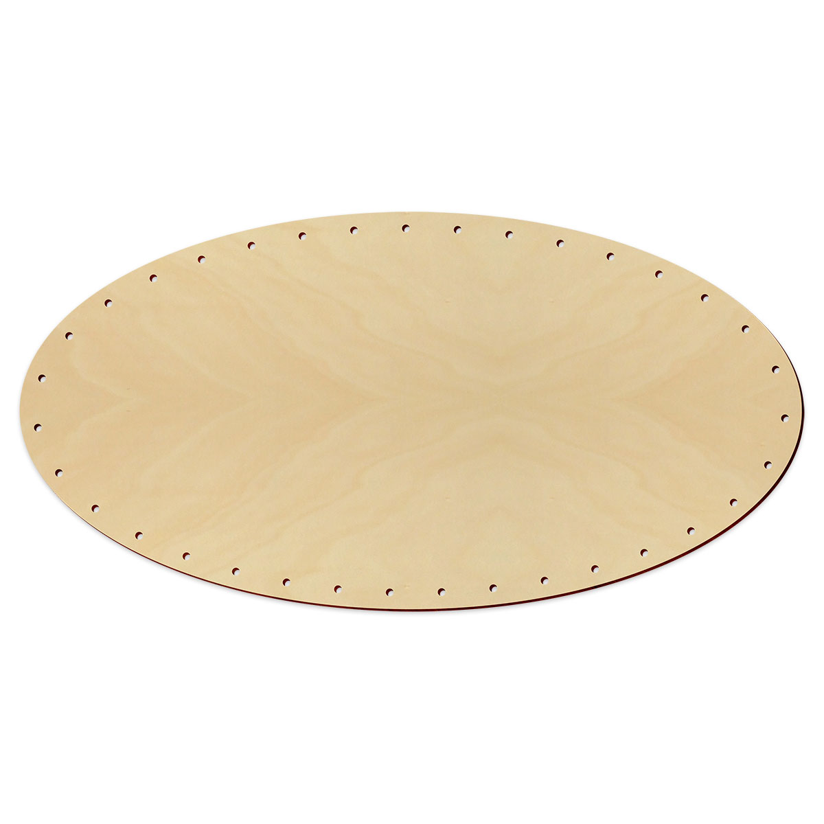 Korbflechtboden Holz 4mm 30,5x15,5cm oval natur