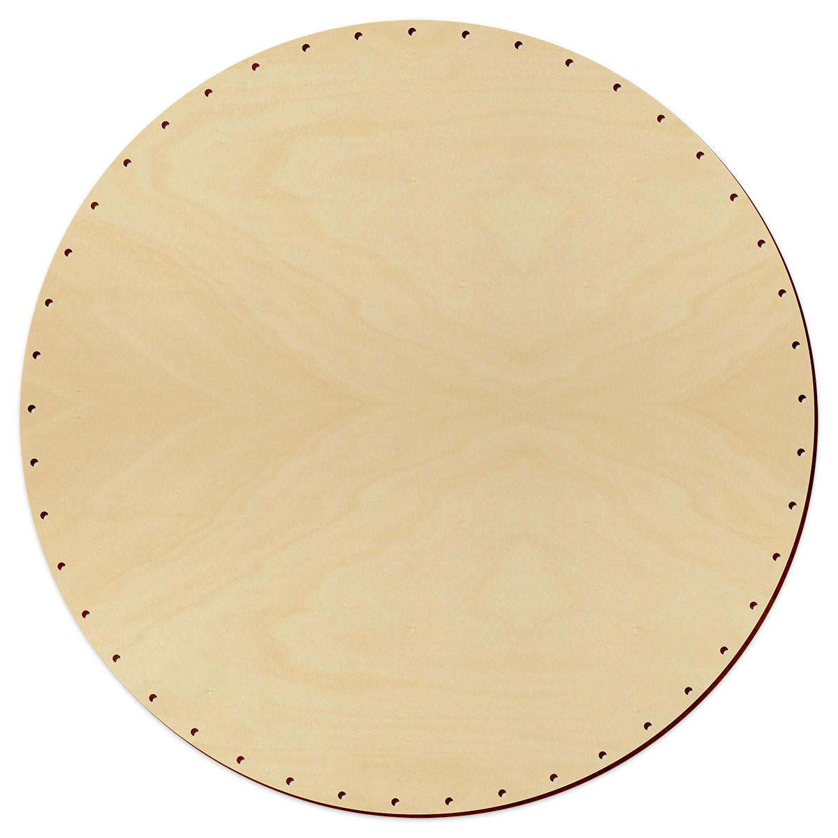 Korbflechtboden Holz 6mm Ø30cm rund natur