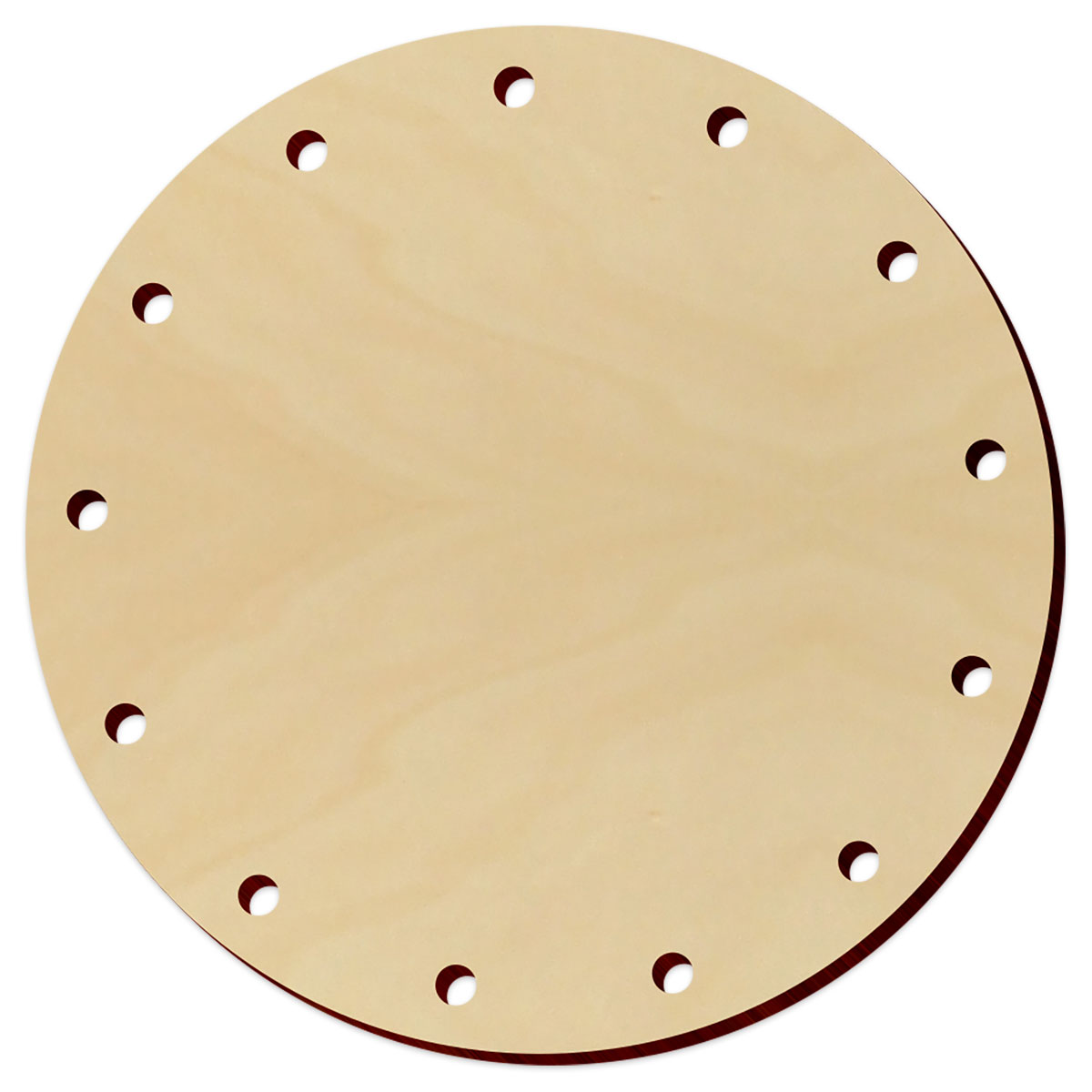 Korbflechtboden Holz 4mm Ø7,5cm rund natur