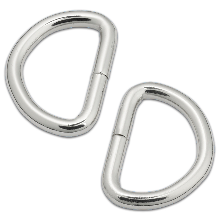 Gurt-Schlaufe Metall 25mm 2 St. silberf.