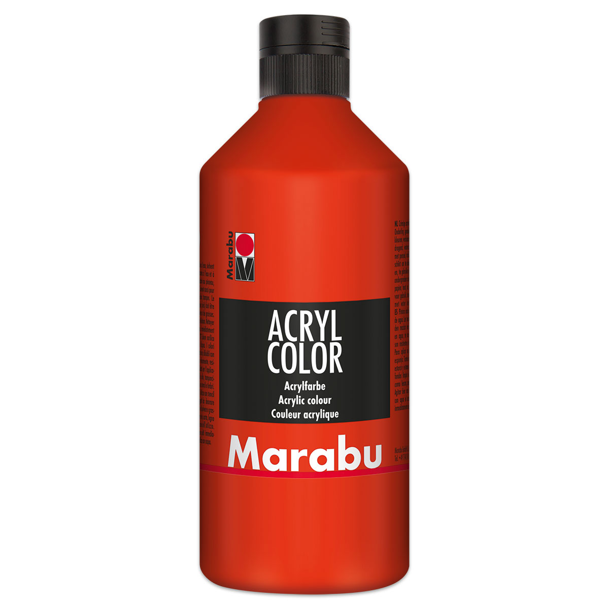 Marabu Acryl Color 500ml zinnoberrot