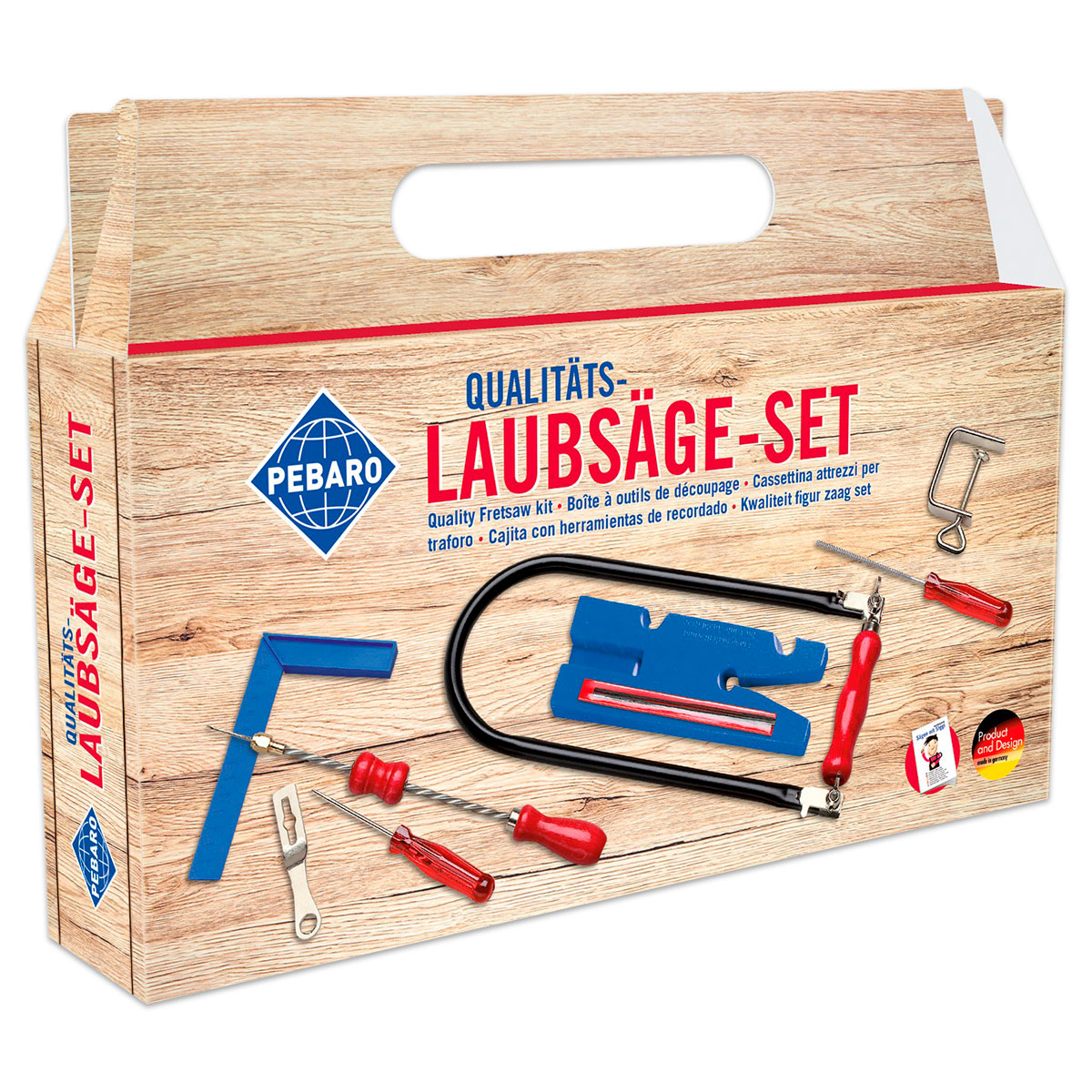 Laubsäge-Set Grundausstattung 15-teilig