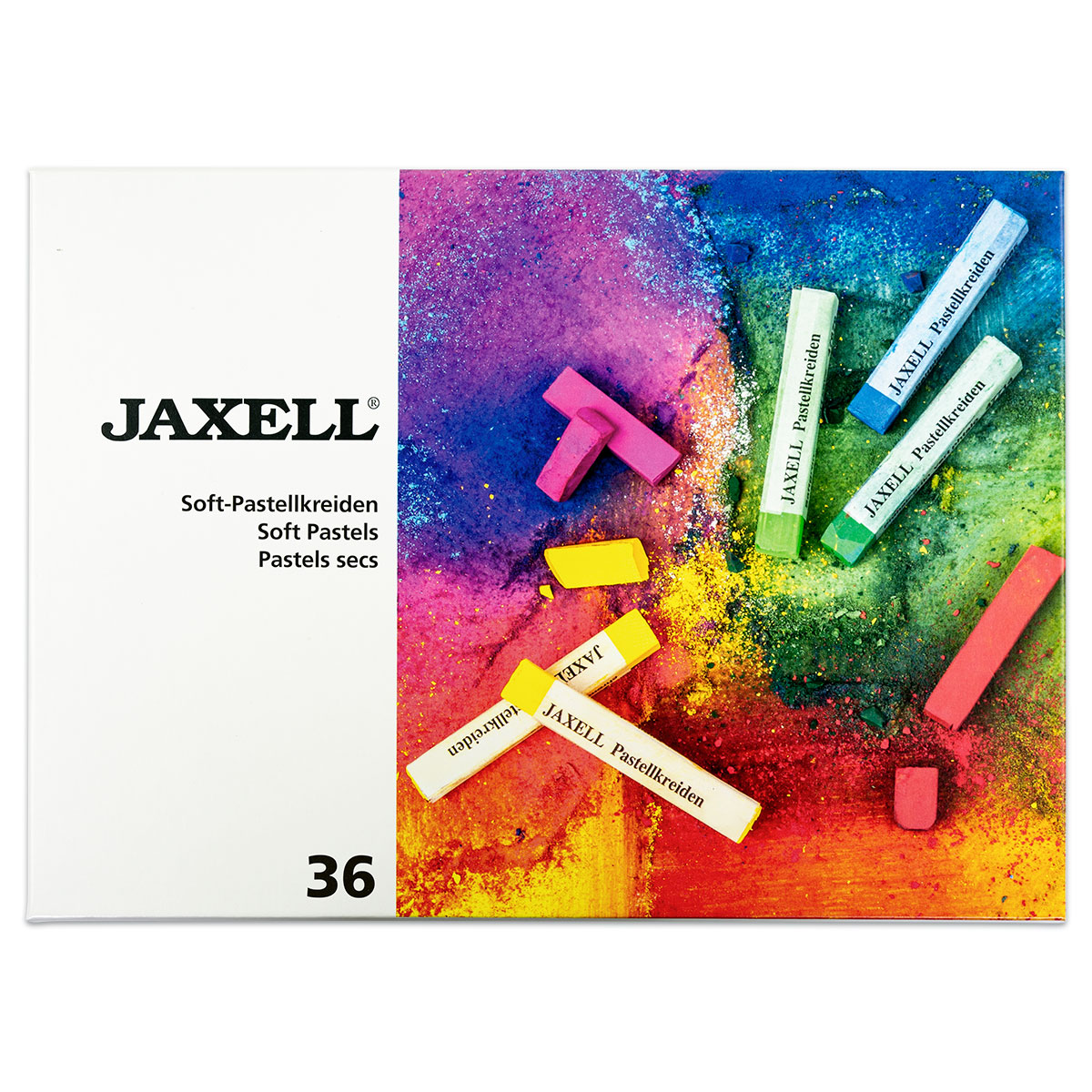 Jaxell Soft-Pastellkreiden 10x10x64mm 36 St.