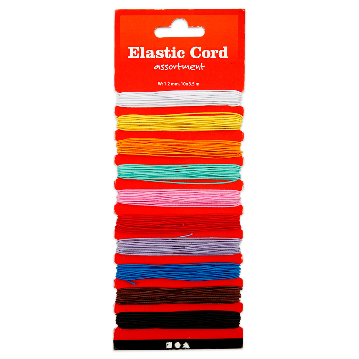 Gummiband Hutgummi 1,2mm 10 Farben à 3,5m