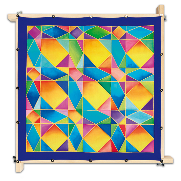 Tuch Gutta gold 55x55cm Motions naturweiß