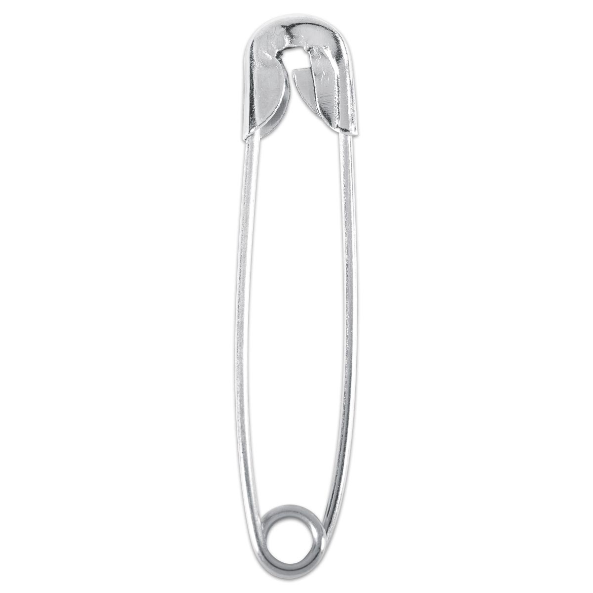 Sicherheitsnadeln Metall 28mm 72 St. platinfarben