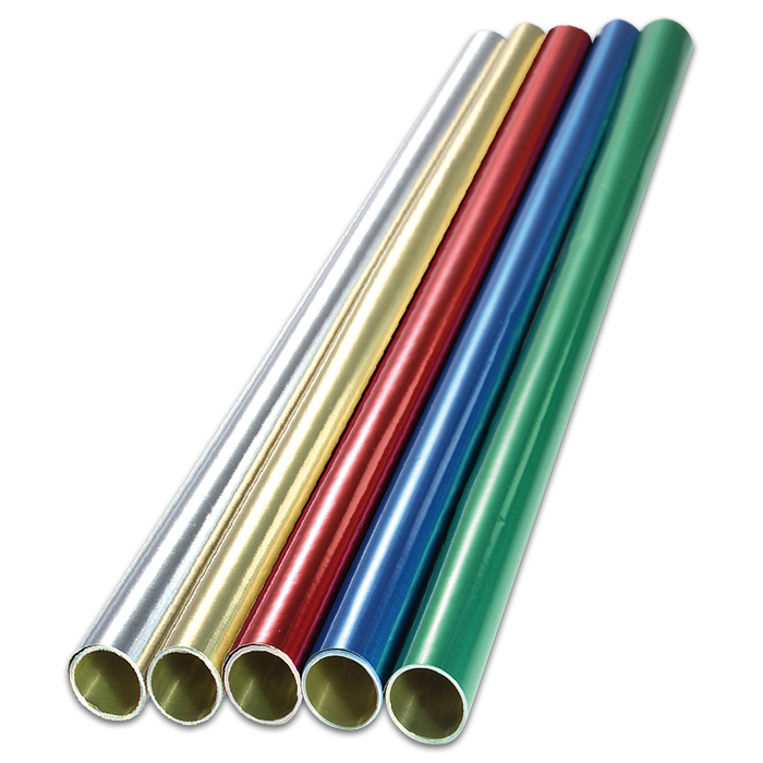 Alu-Bastelfolie 50x78cm 5 Farben 10 Rollen