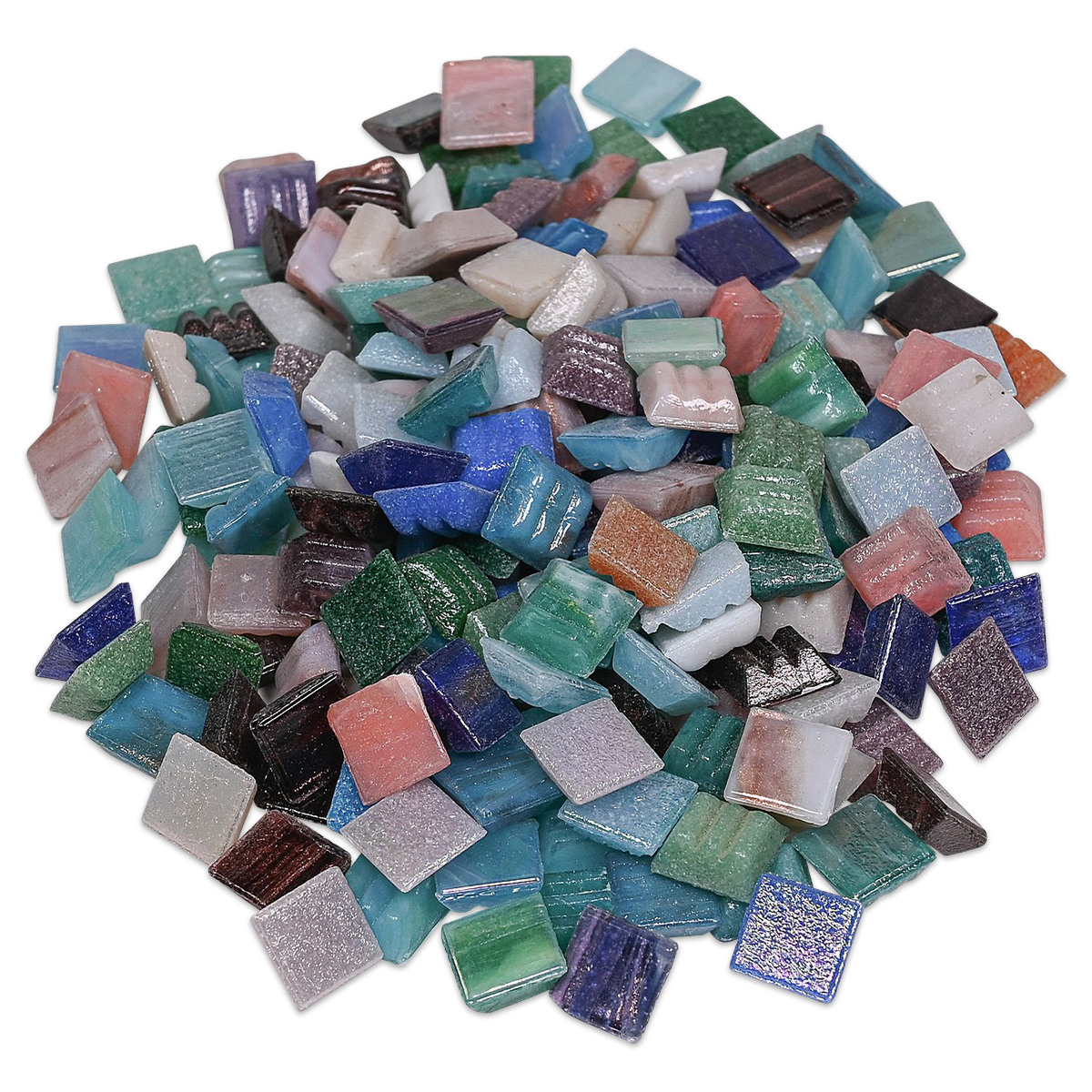 Glasmosaik Joy Deluxe 20x20x4mm 200g bunt mix